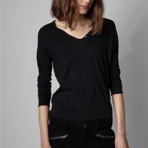 Zadig and Voltaire Tunisien Skull T-Shirt